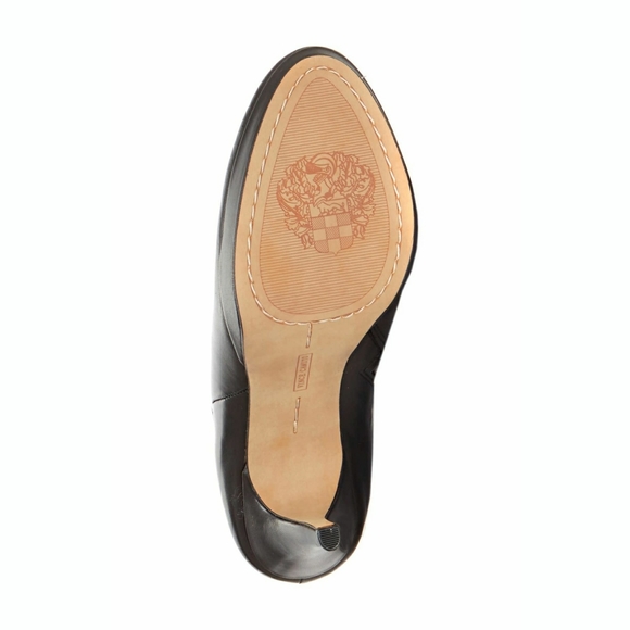 🆕 VINCE CAMUTO Black Leather Booties Ankle Boots - Picture 5 of 6